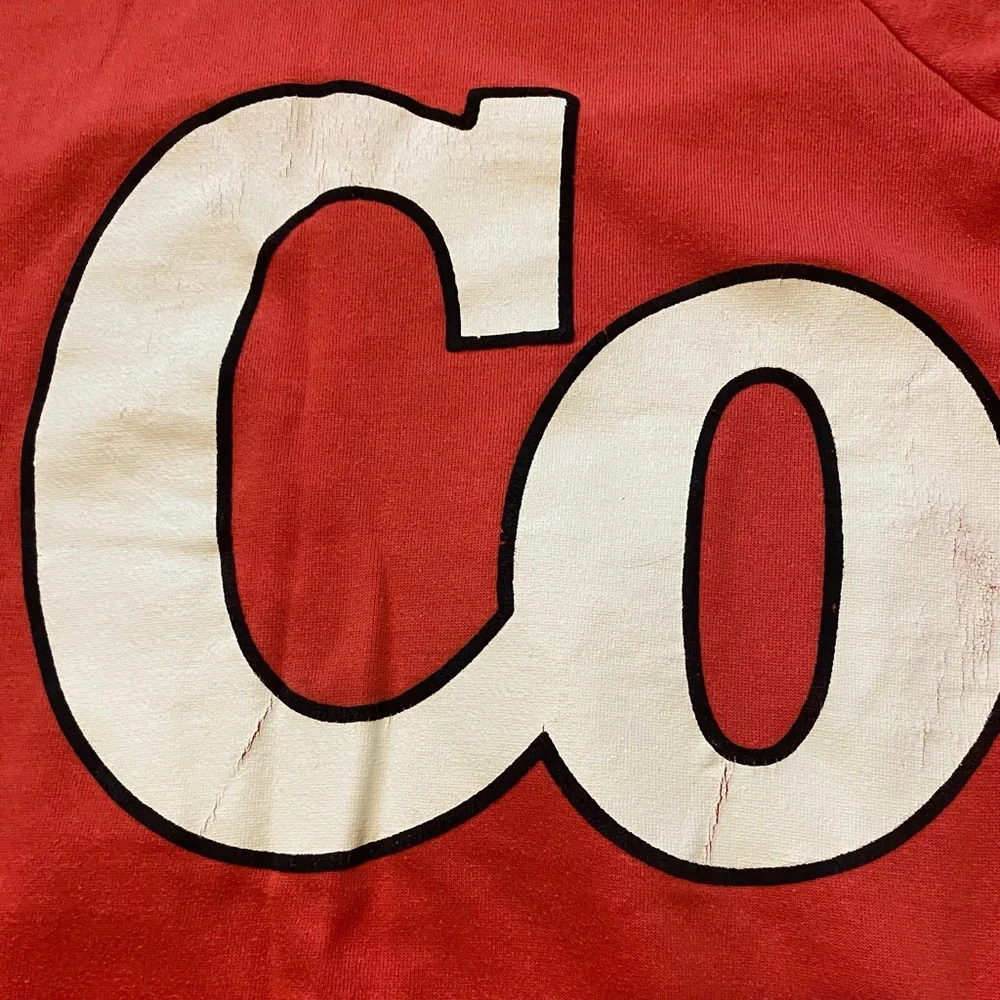 Vintage 80s Coke Wearables Coca Cola Red Crew Neck Sweatshirt Made In USA M - Picture 2 of 6
